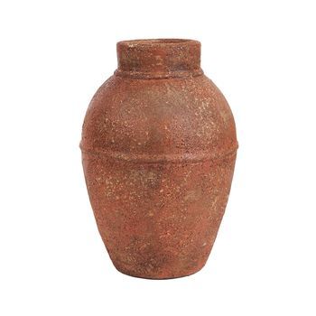 Jarrón Terracota Bazar Bizar Ánfora Rustica