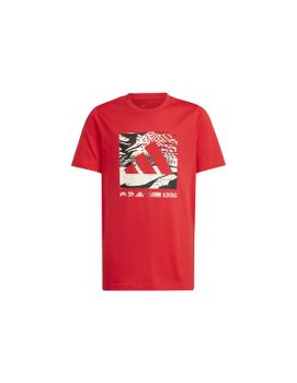 Camiseta adidas Camo Logo Infantil Rubpur