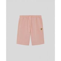 lyle  scott short ml414vogt plain sweatshort-y120 pink grapefruit para hombre