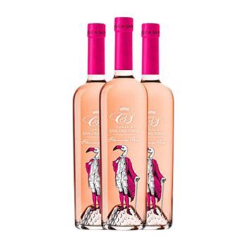 Conde De San Cristóbal Vino Rosado Flamingo Ribera Joven 75 Cl 13.5% Vol. (pack De 3 Unidades)