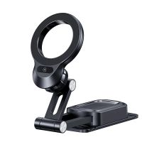 usams us-zj076 soporte magnetico para telefono de coche soporte de consola central giratorio 360 para iphone 16 15 pro