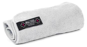Muc off miracle shine pano de microfibra para pulir grey