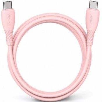 Cable USB-C Vention carga rápida 60W 480Mbps 2m rosa