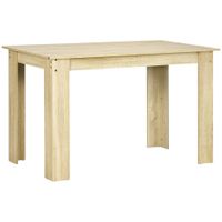 mesa de comedor 120x69x75 cm roble