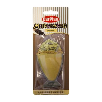 Milkshake Carded Air Freshener - Vanilla