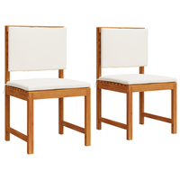 sillas de jardin con cojines 2 unidades madera maciza de acacia cfw708179