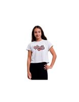 camiseta name it nkfvilma capsl crop f1 bright white infantil