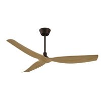 ventilador de techo ivy neo marron oxido l