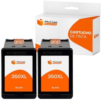 Pccom Essential Hp 350xl Cartucho Tinta Compatible Negro Pack 2