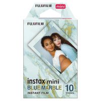 fujifilm instant film shot blue marble papel fotografico para camaras instax mini