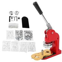 kit de maquina de prensa de insignias para hacer botones redondos de 58 mm diy con 500 piezas de material para botones