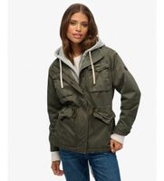 superdry para mujer w5011935a jersey hood borg military verde xs casual algodon