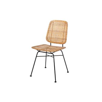Bloomingville Pair of Rattan Laurel Dining Chairs