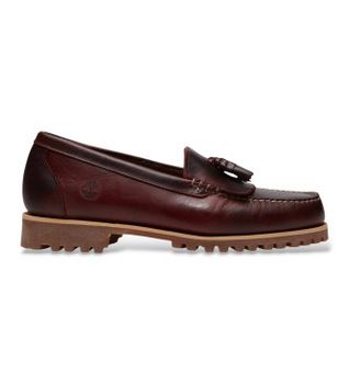 Timberland para hombre. TB0A2MSCEIW1 Mocasines de Piel Authentic Kiltie burdeos (42 W), 1 a 3cm, Ninguno, Casual, Granate, Clásico