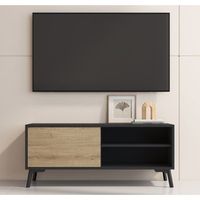 mueble de television  mueble de salon  1 puerta  100x42x30cm  modelo kai  estante extraible