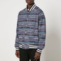 missoni jacquard cotton-blend bomber jacket - it 48m