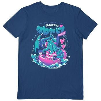 Ilustrata Camiseta manga larga Cthulhu Girlfriend para mujer