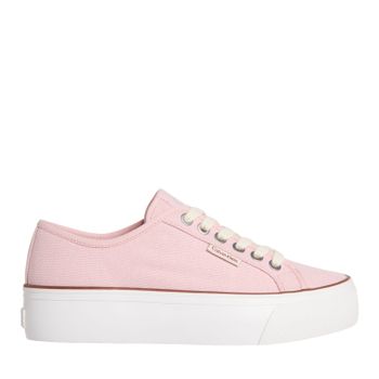 Calvin Klein Jeans. Zapatilla de lona con plataforma YW0YW01838-0JX
