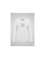 camiseta luxury mujer blanco