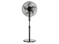 ventilador de pie - ok osf 45326 b rc es 40w 3 velocidades 5 aspas oscilacion altura ajustable temporizador 6h negro