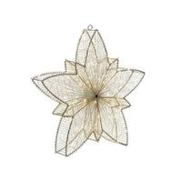 decoracion led interior exterior navidad accesorio estrella colgante luces iluminacion metal plata hofsos