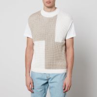 axel arigato mercerised cotton drew vest - xl