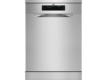 REACONDICIONADO Seminuevo Excelente Lavavajillas - AEG FFB74927ZM, 14 servicios, 8 programas, 60 cm, Sistema AirDry, Inox