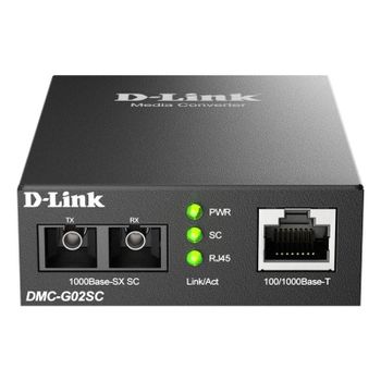 Convertidor de Red D-Link DMC-G02SC/B 1000 Mbit/s Multimodo