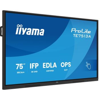 Panel interactivo iiyama TE7513A-B2AG 75