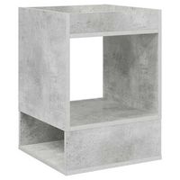 mesa auxiliar gris concreto 40 x 40 x 56 cm vidaxl