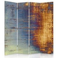 biombo contemporary fade effect - separador de ambientes  cm 145x180 4 paneles