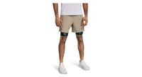 pantalon corto under armour vanish 6in beige  hombre