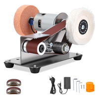 lijadora de banda electrica mini lijadora de banda pequena lijadora de mesa de 15 grados con angulo fijo pulidora ajustable de 7 etapas para metal madera manualidades