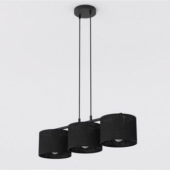 Lámpara colgante nar negro (3 luces)