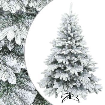 Árbol De Navidad Artificial Plegable Cubierto De Nieve 150 Cm Vidaxl