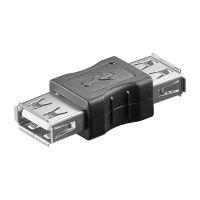 goobay adaptador usb 20 hembrahembra negro