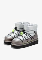 botas nordic grip silver - plateado
