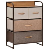 comoda de tela 58x29x785 cm multicolor