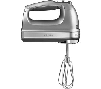 KITCHENAID 5KHM9212BCU Hand Mixer - Contour Silver, Silver