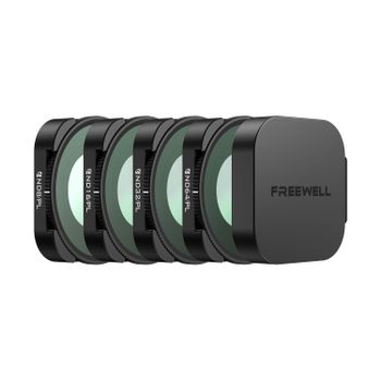 Kit de 4 filtros Freewell, ND, ND/PL, ND1000, CPL, LPR y Glow Mist 1/4 para cámara GoPro Mission 1 Pro / Mission 1