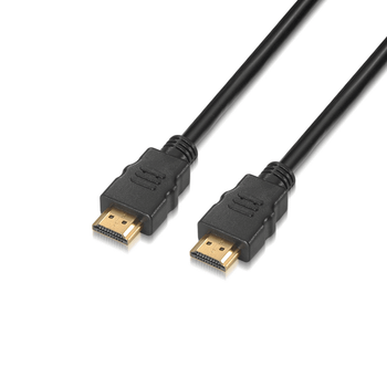 CABLE AISENS HDMI MACHO A HDMI MACHO PREMIUM ALTA VELOCIDAD CON ETHERNET 4K HDR 60HZ ULTRA HD 3D ARC 0 5M NEGRO A120 0118