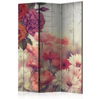 biombo - vintage flowers 135x172 cm