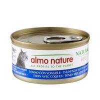 almo nature 12 x 70 g - pack ahorro - atun y almejas