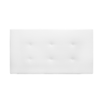 Cabecero Polipiel Botones Blanco 180x80cm - Cama 160/170