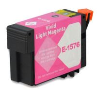 compatible light magenta epson t1576 ink cartridge replaces epson t1576 turtle