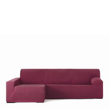 Funda Chaise Longue Izquierda Elastica Tejido Jacquard Troya Gris