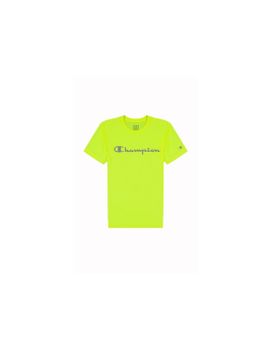 Camiseta Champion Crewneck Amarillo Hombre