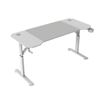mesa mars gaming mgd ergo 140 regulable en altura tablero blanco 140x60 chasis de acero alf xxl