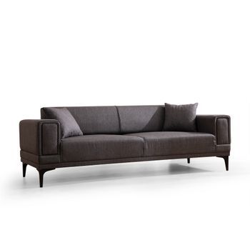 Sofá-cama De 3 Plazas Horizon Gris Oscuro