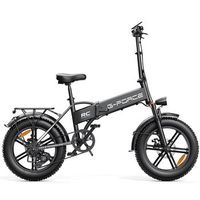 bicicleta electrica plegable g-force rc fat bike de 20 bateria de 48 v y 20 ah negra
